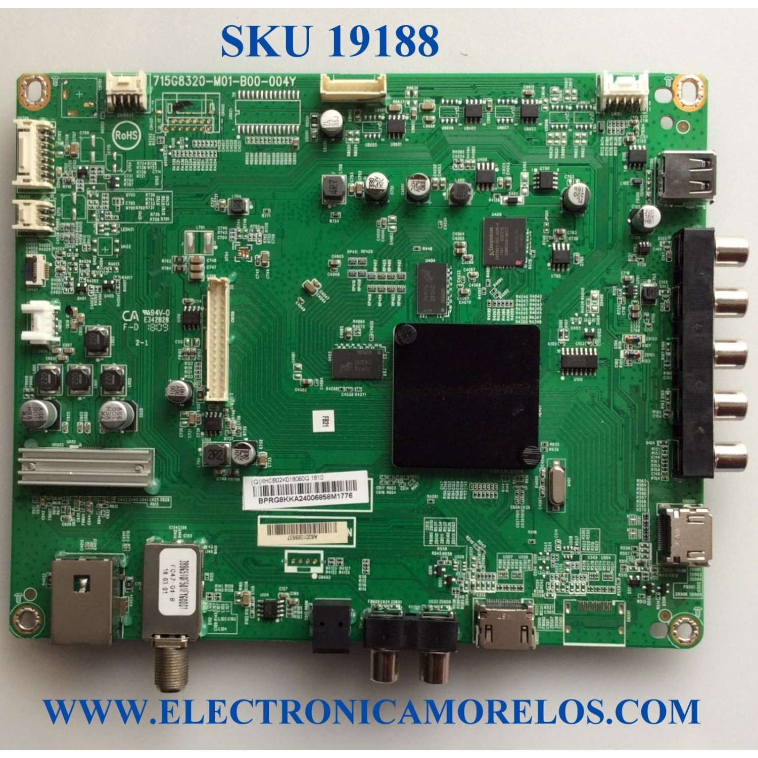 MAIN / VIZIO 756TXHCB02K018 / 715G8320-M01-B00-004Y / XHCB02K018 / XHCB02K018060Q / PANEL TPT320B5-FHBN0 / DISPLAY HV320FHB-N00 / MODELOS D32-F1 LTTUVMOU / D32-F1